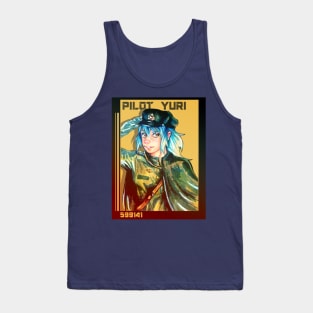 Anime girl captain pilot Tank Top